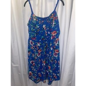 Floral adjustable strap dress